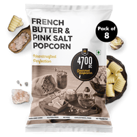 French Butter & Pink Salt Popcorn, Pouch (Pack of 8, 90g)