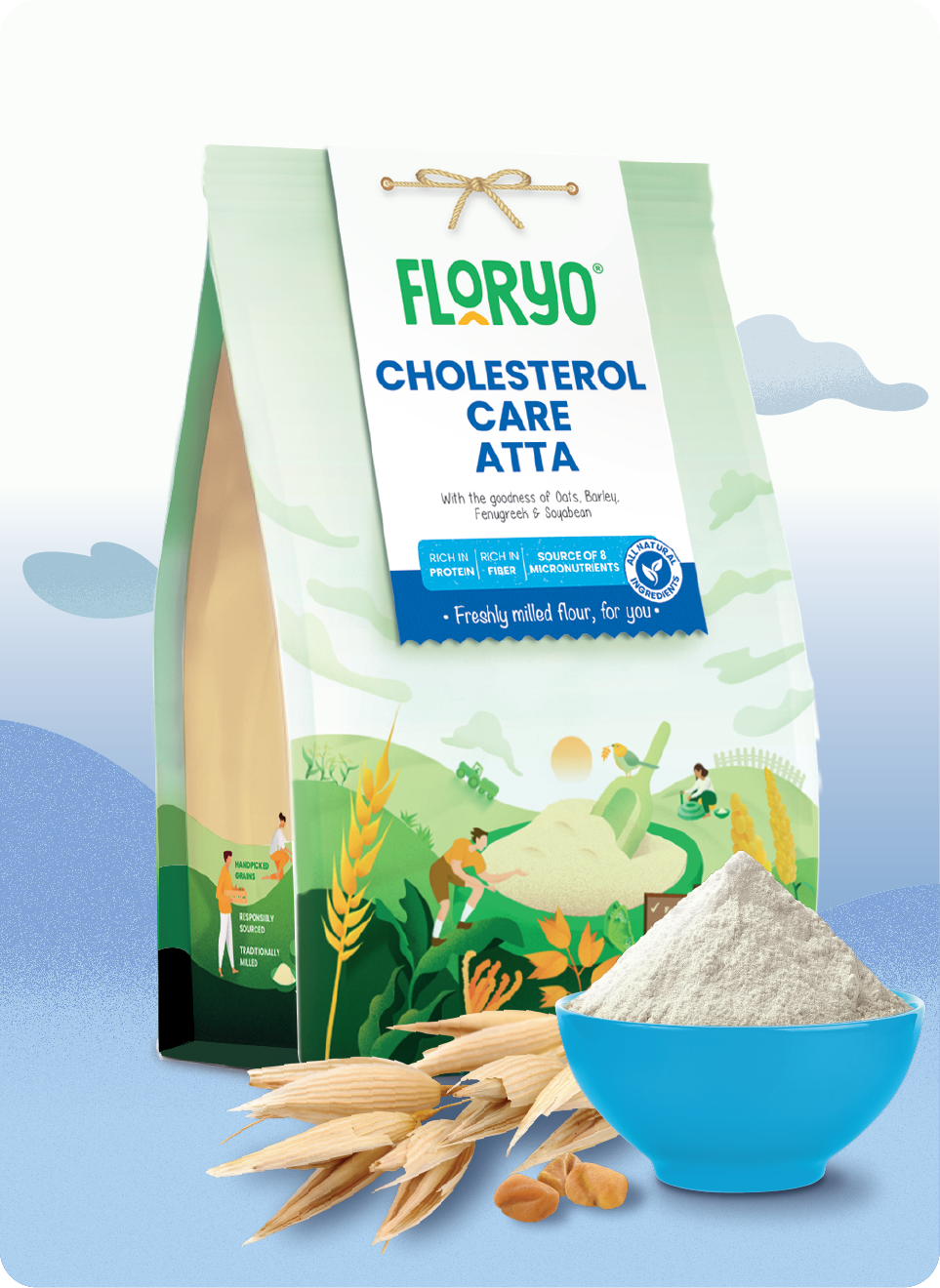 Floryo Cholesterol Care Atta