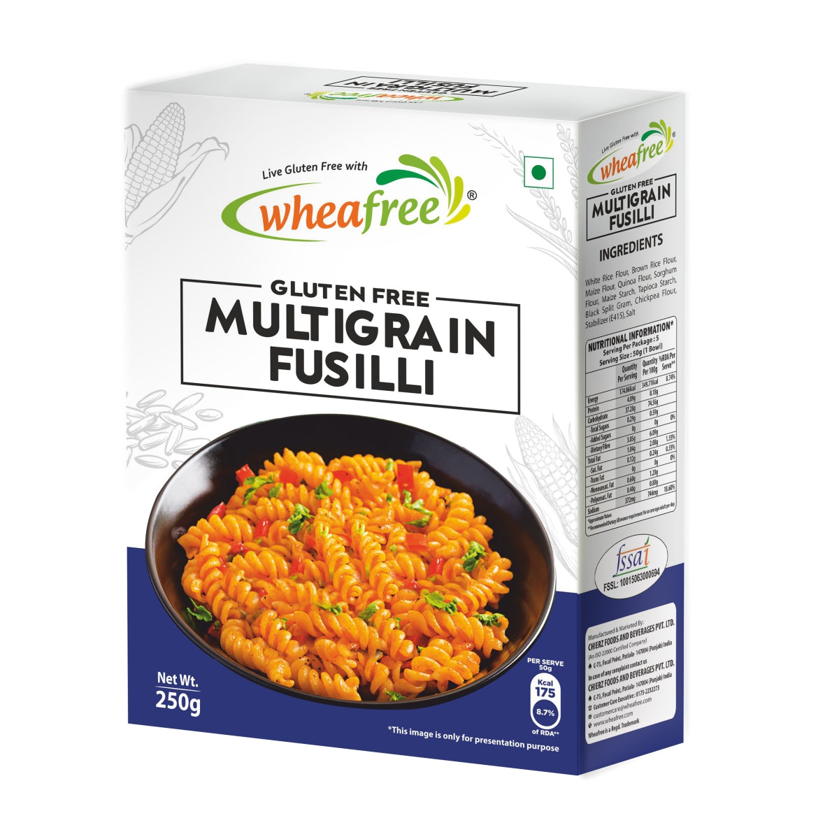 Gluten Free Multigrain Fusilli (250g)