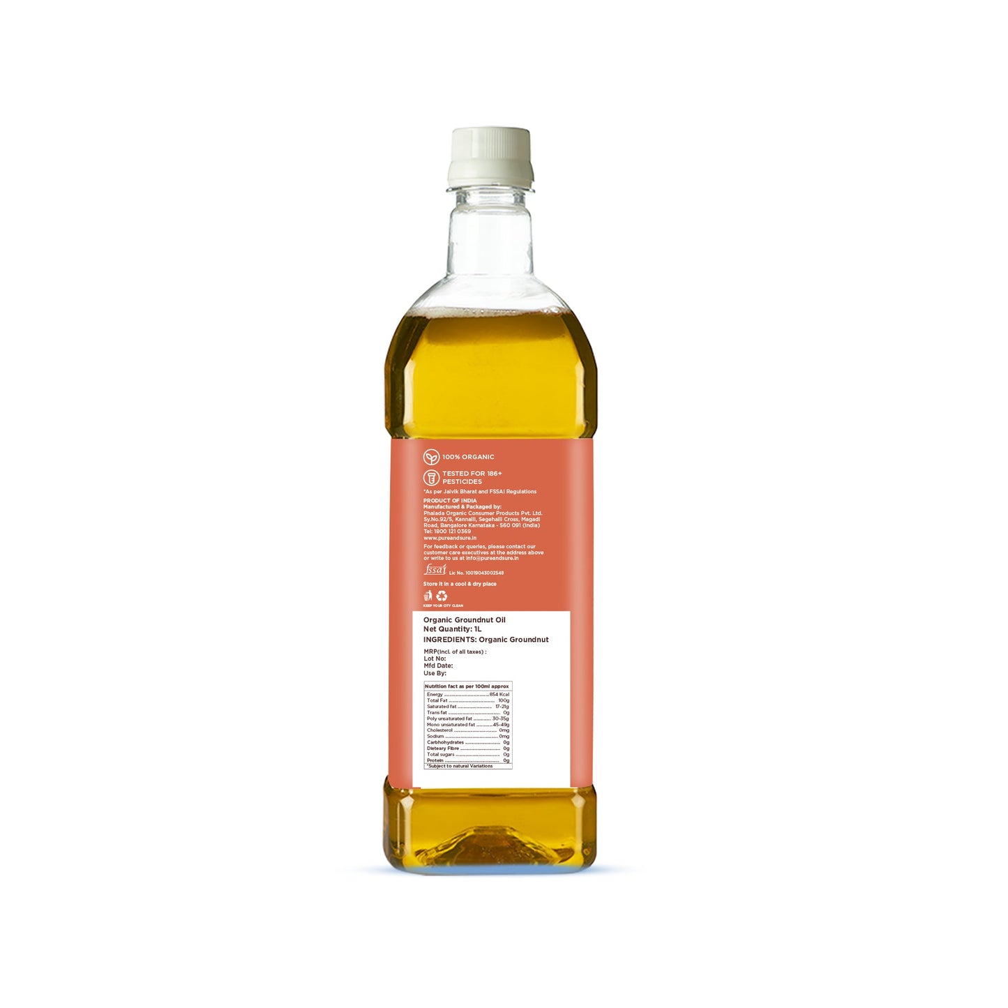 Organic Groundnut Oil-1ltr