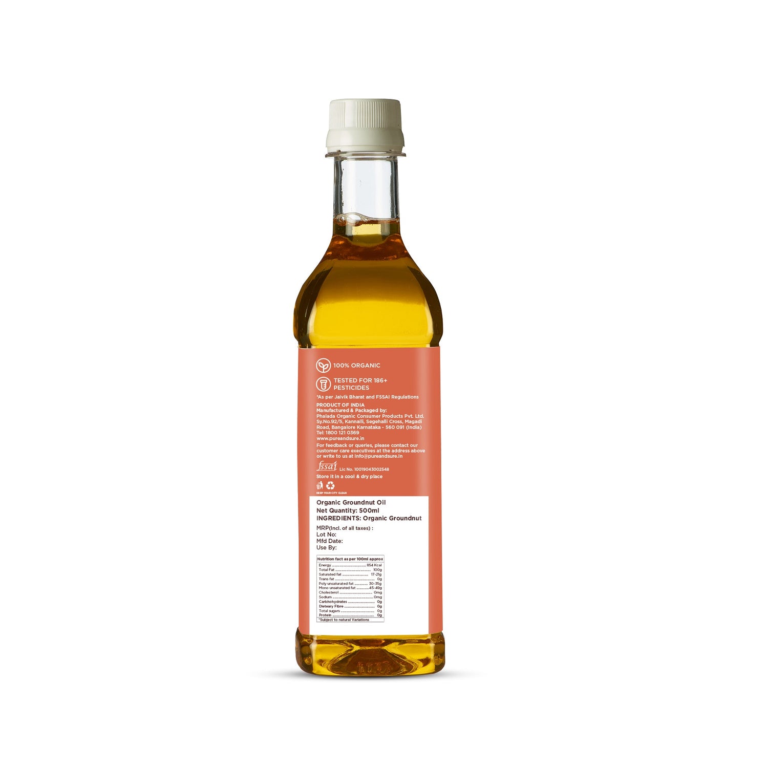 Organic Groundnut Oil-500ml