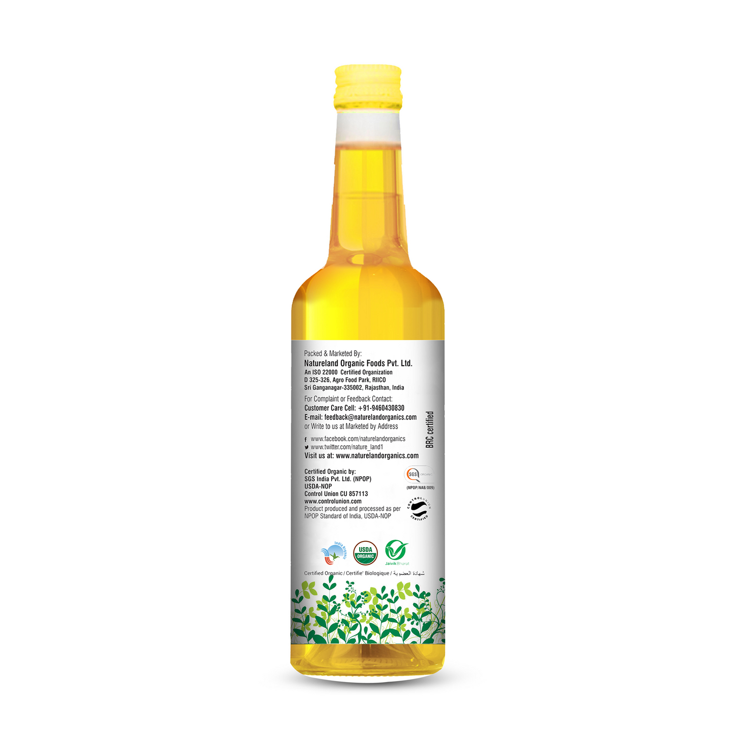 Organic Wood Cold Pressed Groundnut Oil 1 Ltr.