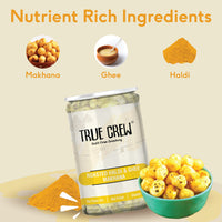 TRUE CREW Roasted Haldi and Ghee Makhana Jar 70 g