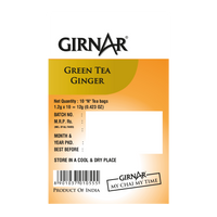 Girnar Green Tea Bags - Ginger