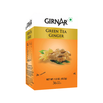 Girnar Green Tea Bags - Ginger