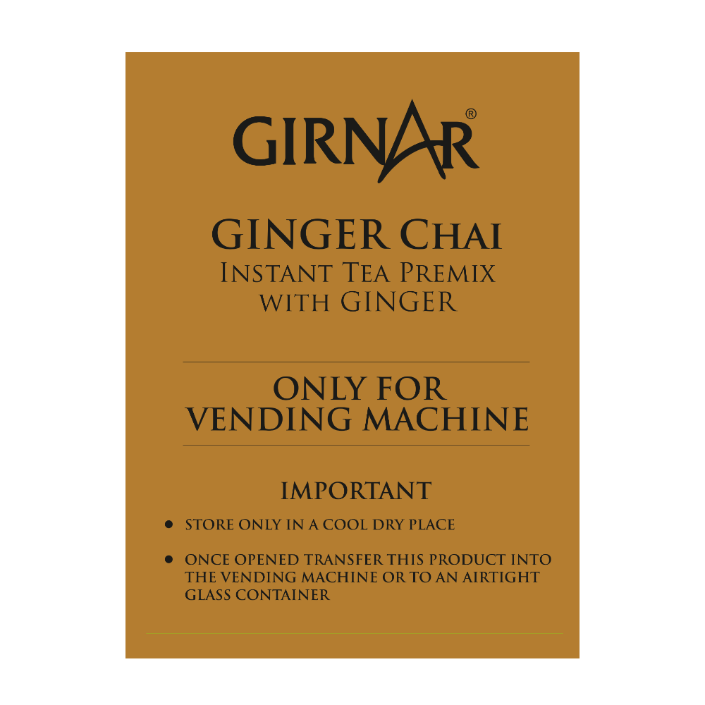 Girnar Instant Tea Premix With Ginger (1kg Vending Pack)