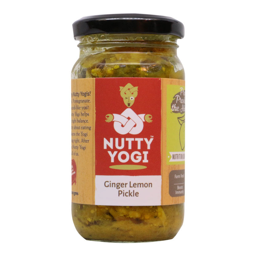 Nutty Yogi Ginger Lemon Pickle 200g