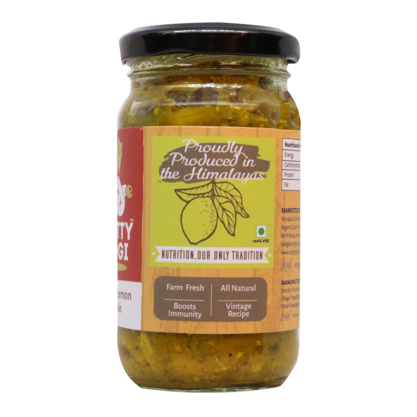 Nutty Yogi Ginger Lemon Pickle 200g