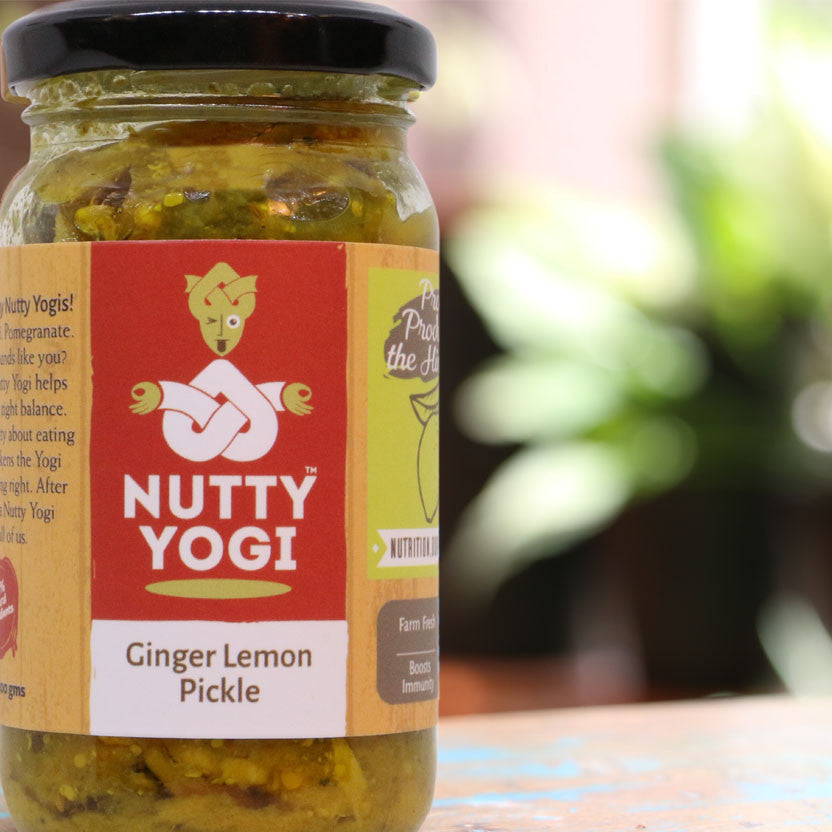 Nutty Yogi Ginger Lemon Pickle 200g