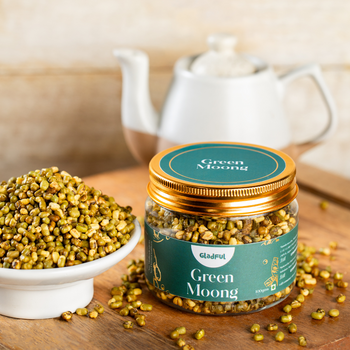 Roasted Green Moong Namkeen- 100g (One jar)