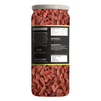 Nutty Yogi Dried Goji Berries, 450g (Unsweetened | Garnish or Add to Fruit Salads, Oatmeal, Mueslis, Trail Mixes, Ice creams, Baked Goods)