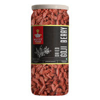 Nutty Yogi Dried Goji Berries, 450g (Unsweetened | Garnish or Add to Fruit Salads, Oatmeal, Mueslis, Trail Mixes, Ice creams, Baked Goods)