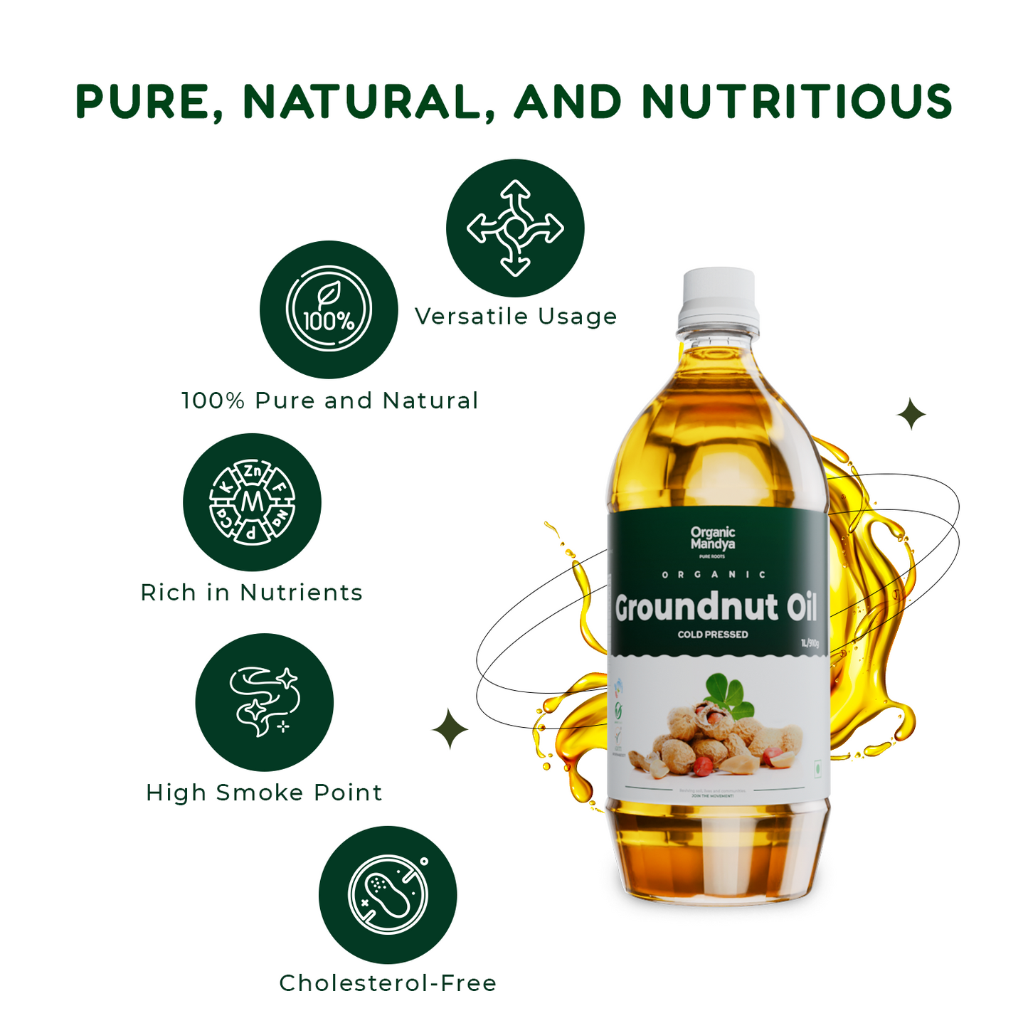 Cold Pressed - Groundnut Oil