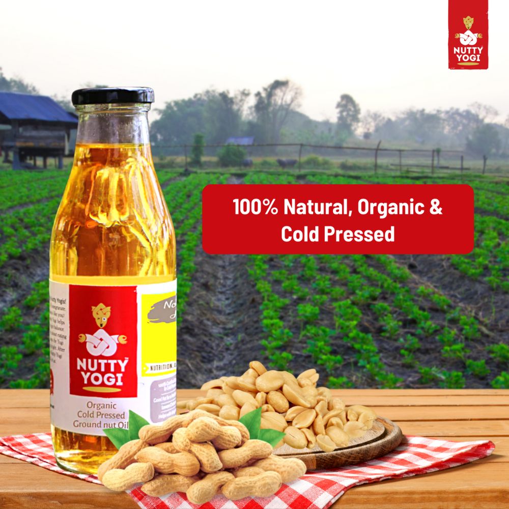 Nutty Yogi Cold Pressed Groundnut Oil