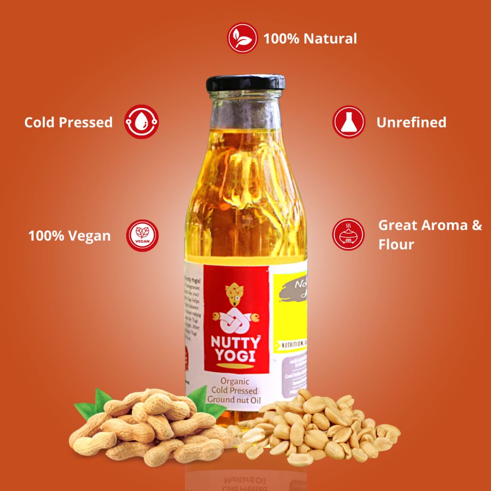 Nutty Yogi Cold Pressed Groundnut Oil