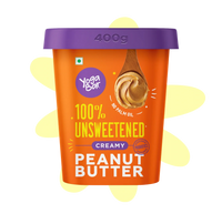 Creamy 100% Unsweetened Peanut Butter 400g