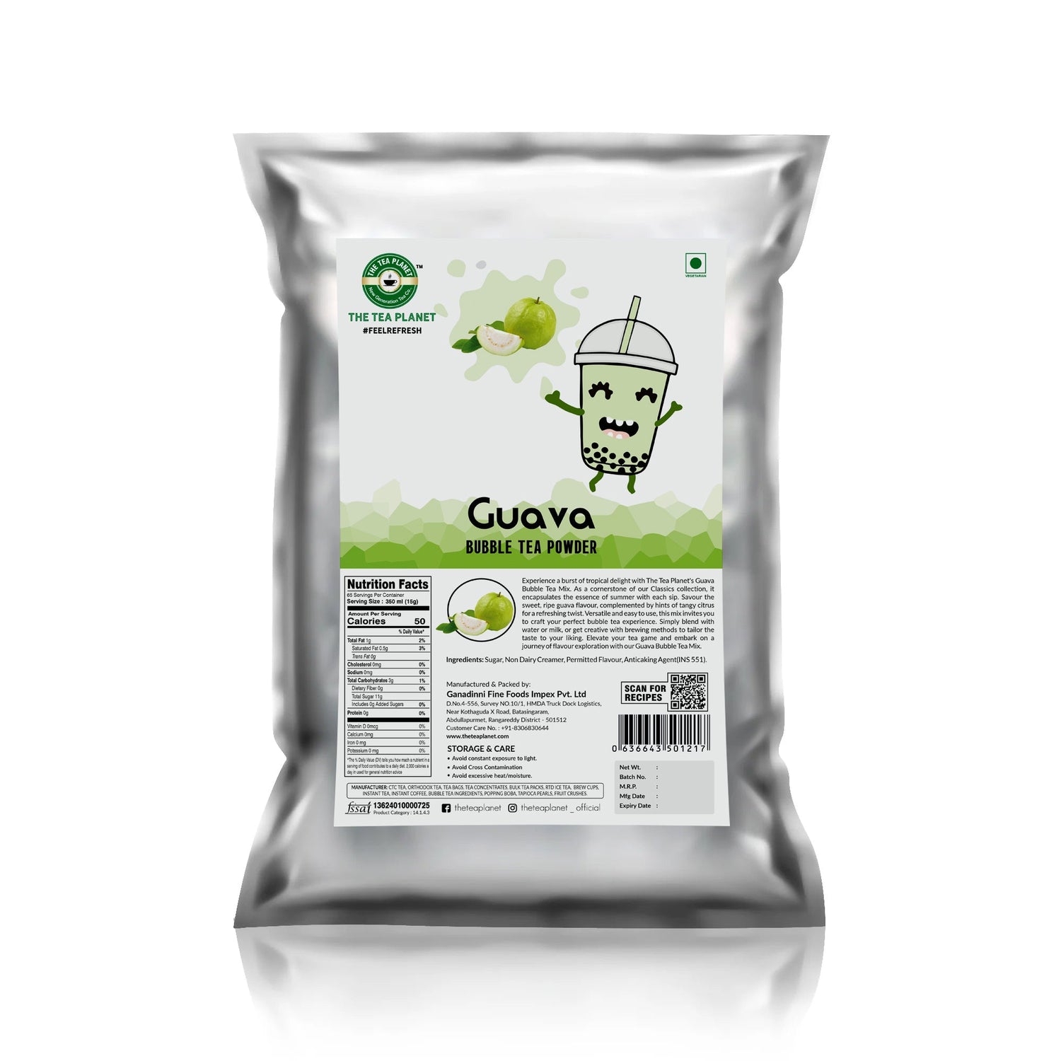 Guava Bubble Tea Premix - 1kg