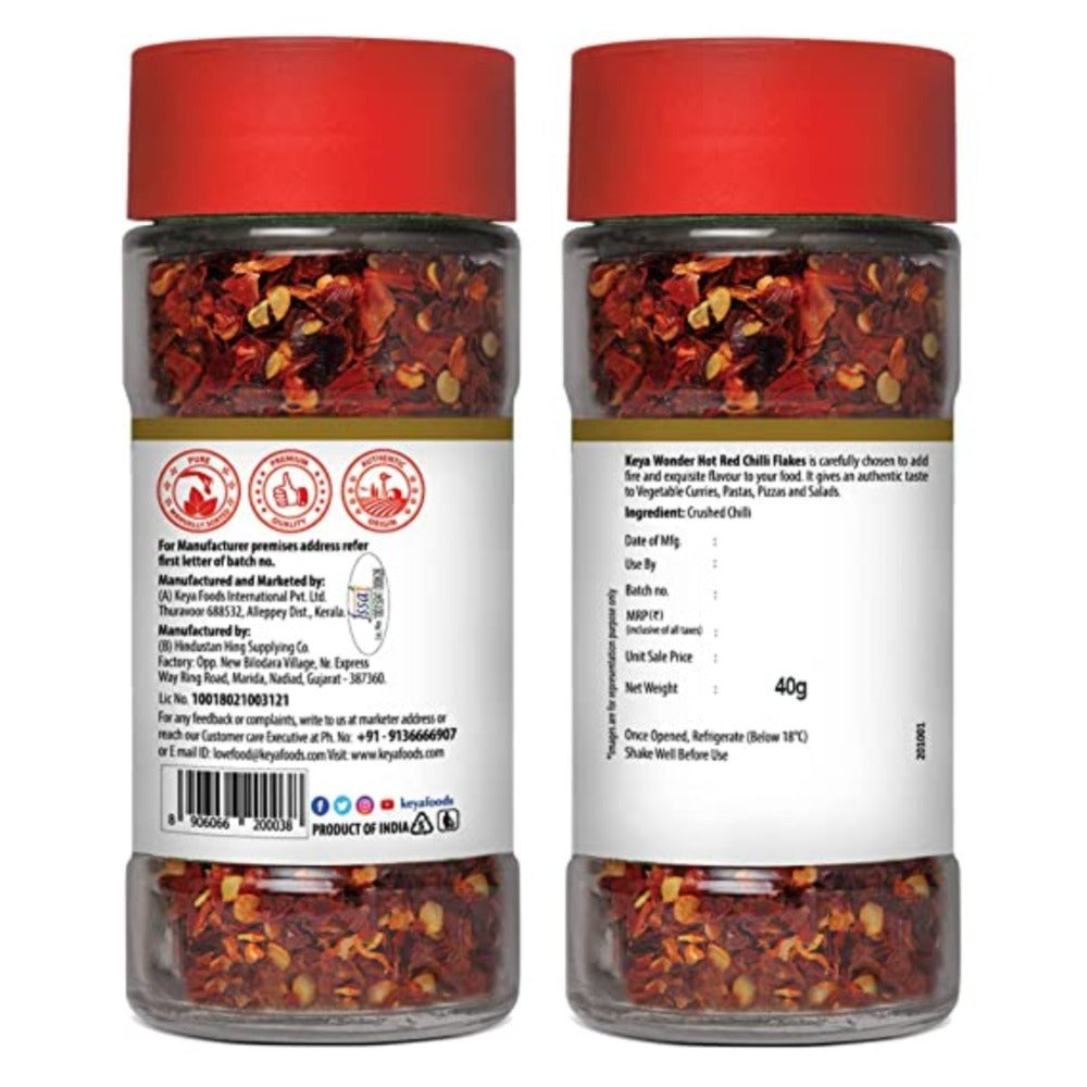 Keya Red Chilli Flakes 40g