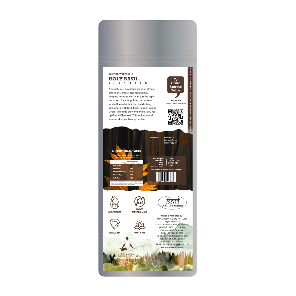 Innoveda Holy Basil Lemon Tea