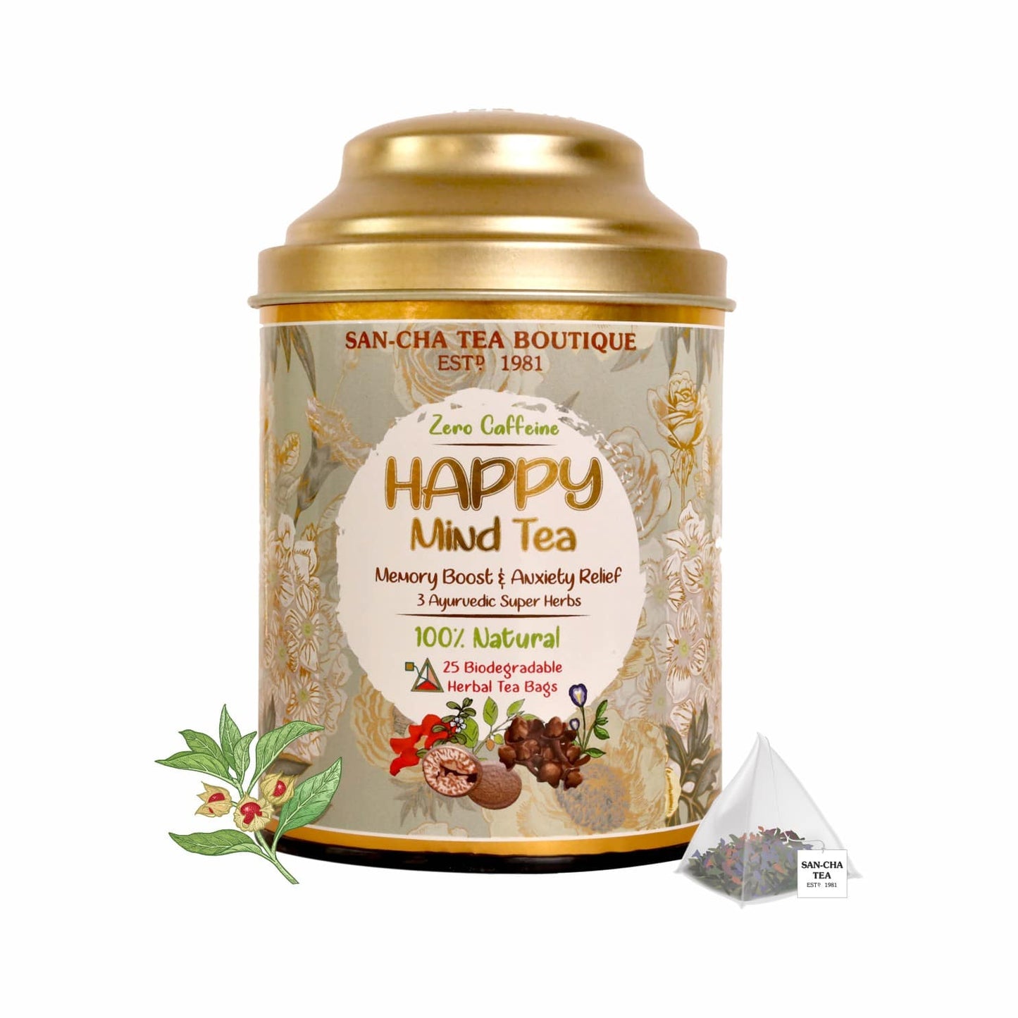 Happy Mind Caffeine Free Herbal Tea