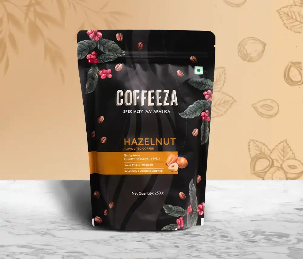 Hazelnut 100% Arabica Flavoured Ground Coffee