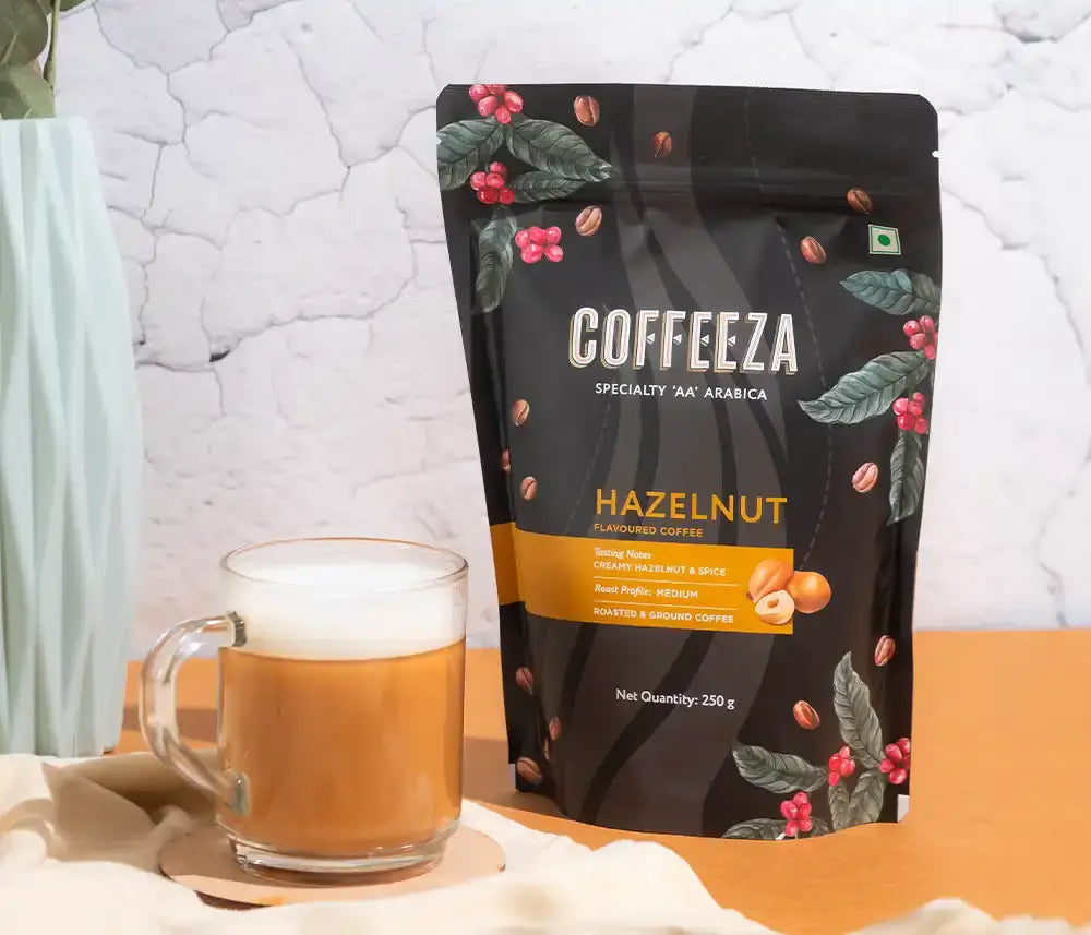 Hazelnut 100% Arabica Flavoured Ground Coffee