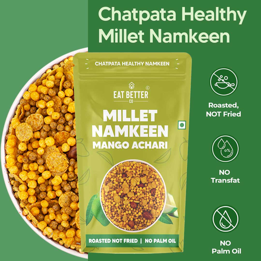 Millet Namkeen - Mango Achaari - Pack of 2 - 200 grams