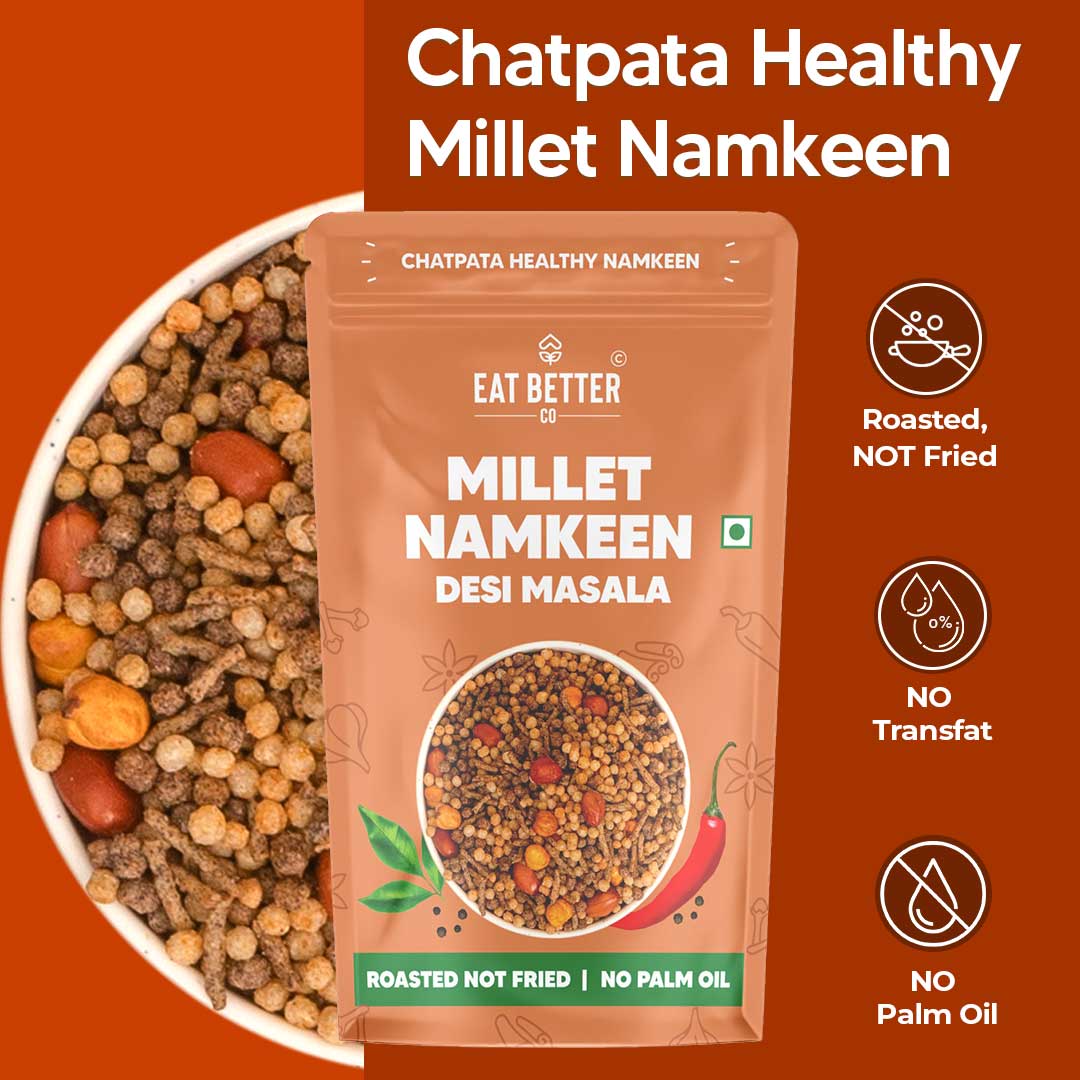 Millet Namkeen - Desi Masala - Pack of 2 - 200 grams