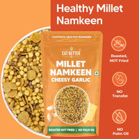 Millet Namkeen - Cheesy Garlic - Pack of 2 - 200 grams