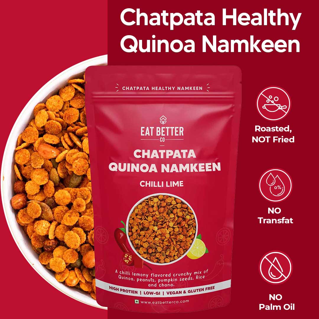 Quinoa Namkeen - Chilli Lime - Pack of 2 - 200 grams