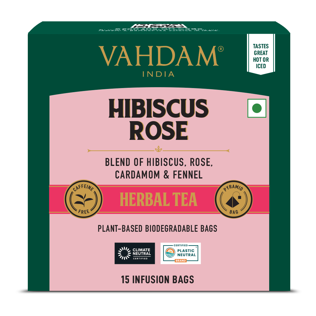 Hibiscus Rose Herbal Tea, 15 Count