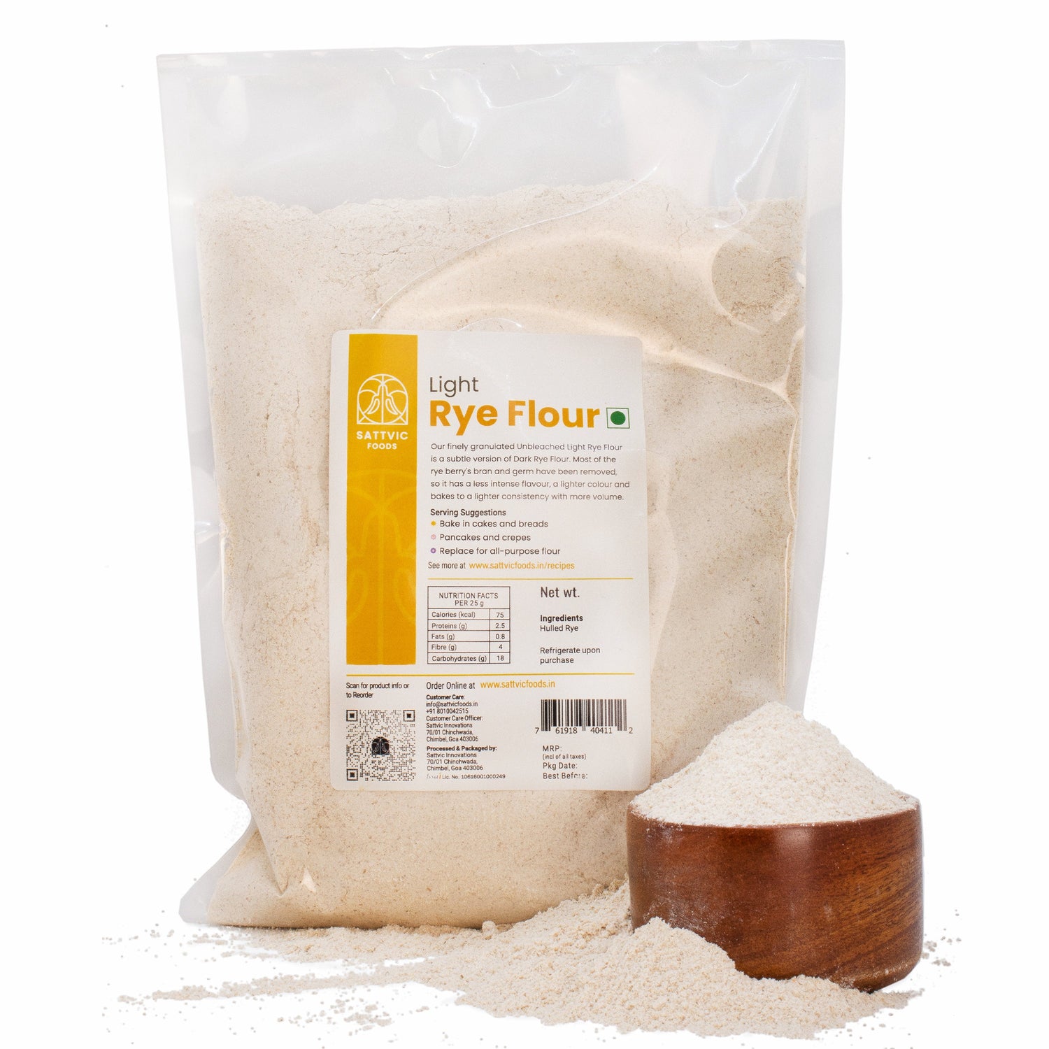 Himalayan Rye Flour | Rich in Dietary Fibre