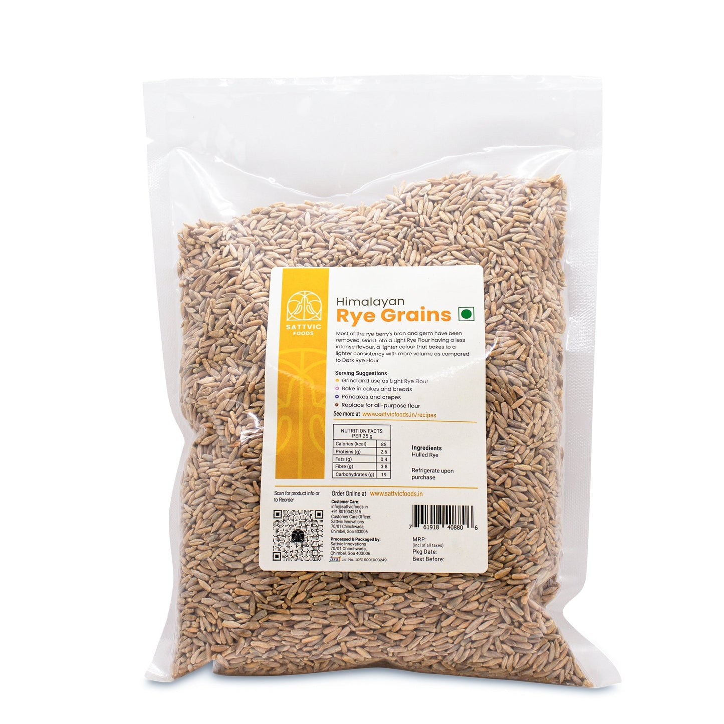 Himalayan Rye Grains | Rich in Dietary Fibre