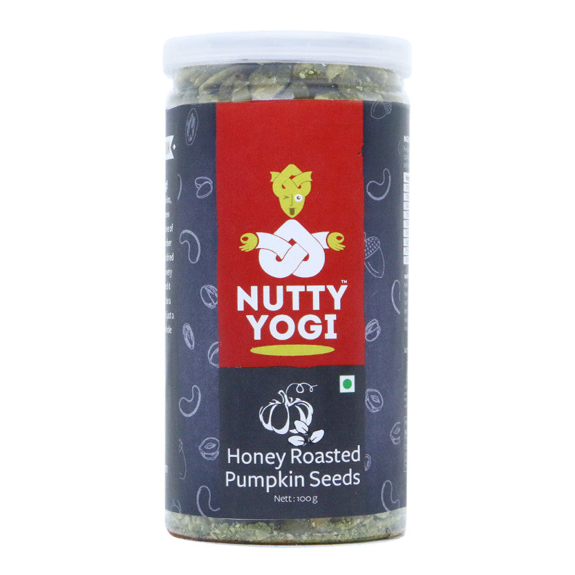 Nutty Yogi Honey Roasted Pumpkin Seeds 100g(pack of 1)