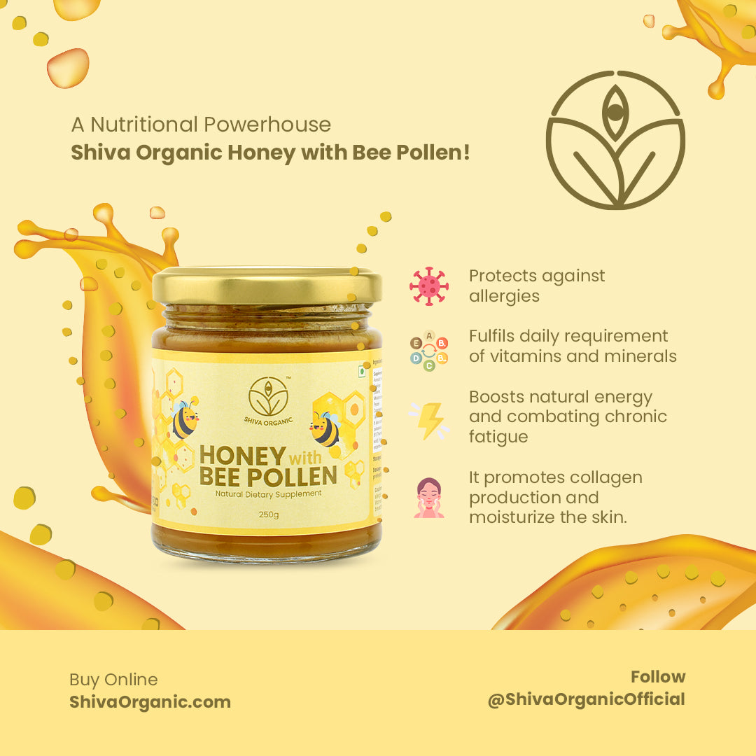 Honey with Bee Pollen