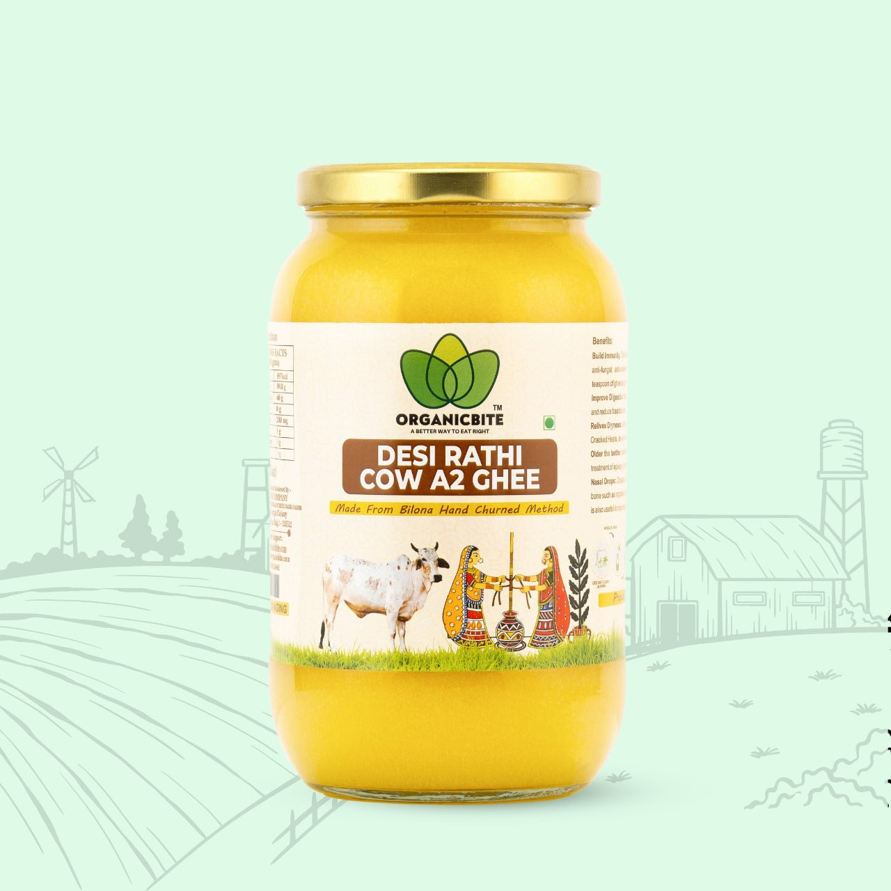 Ved Rathi Organicbite A2 Vedic Rathi Cow Ghee - Veeha Foods