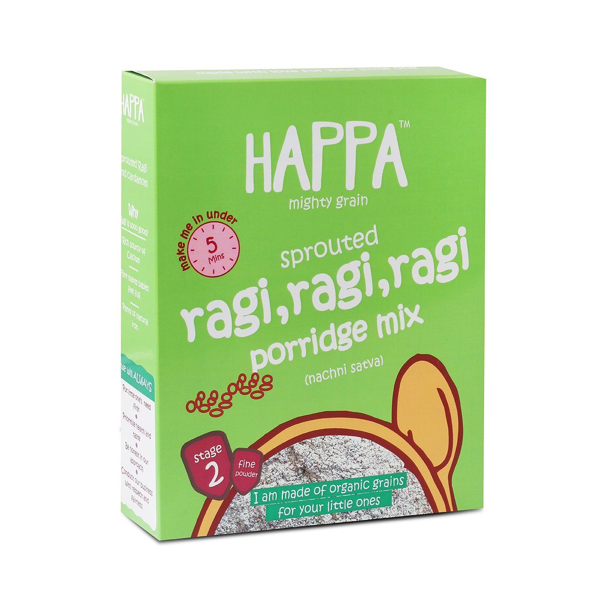 Happa instant ready to make sprouted ragi cereal (200 gm)