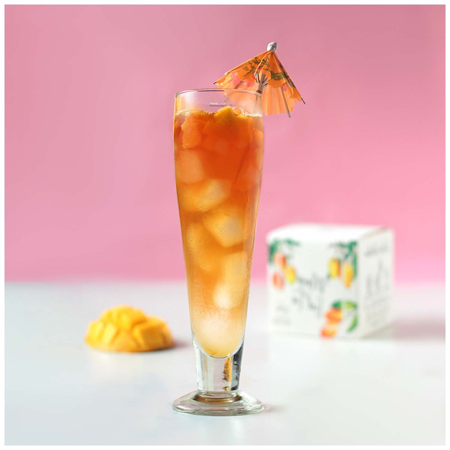 Oh Cha Mango Iced Tea - 15 Tea Bags - Veeha Foods