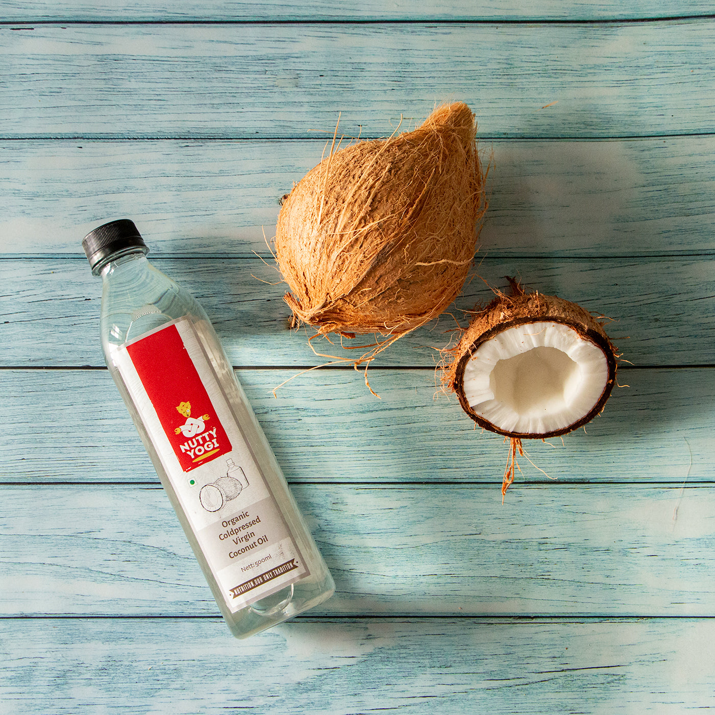 Nutty Yogi Organic Cold Pressed Coconut Oil