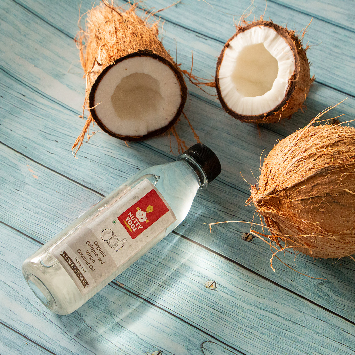 Nutty Yogi Organic Cold Pressed Coconut Oil