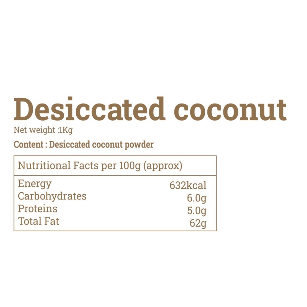 Desiccated Coconut Powder 1Kg