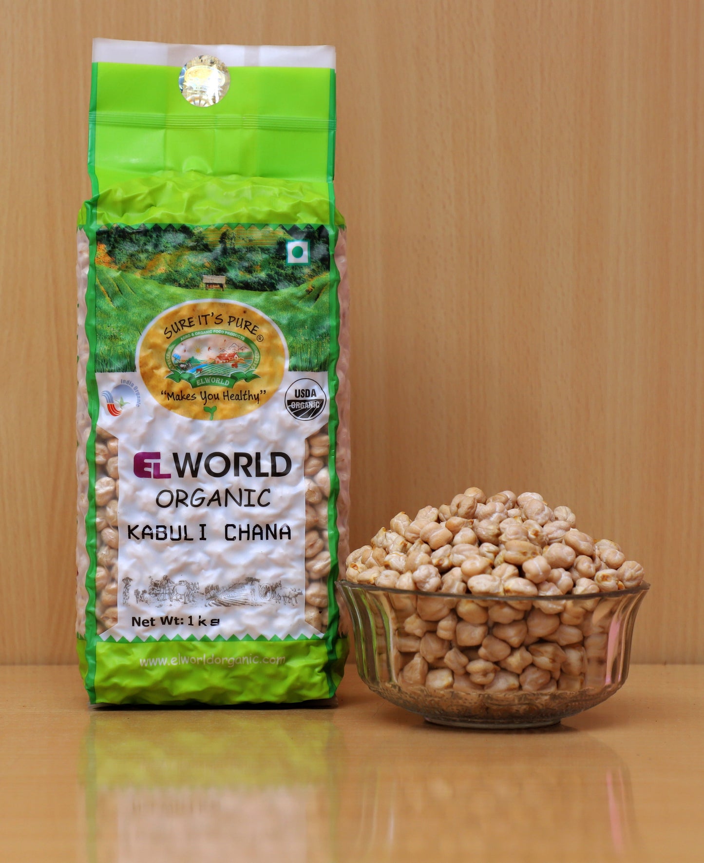 Elworld Agro & Organic Food Products Chick Peas/Kabuli Chana