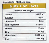 Elworld Agro & Organic Food Products Natural Makhana/Foxnut