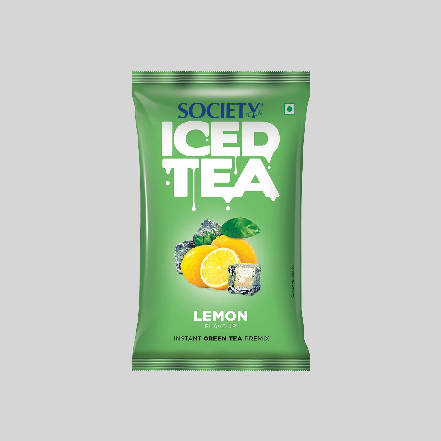 Society Iced Premix Tea Lemon Green 100g Pouch - Pack of 10