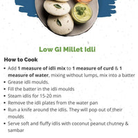 Instant Idli Mix, Diabetic Friendly