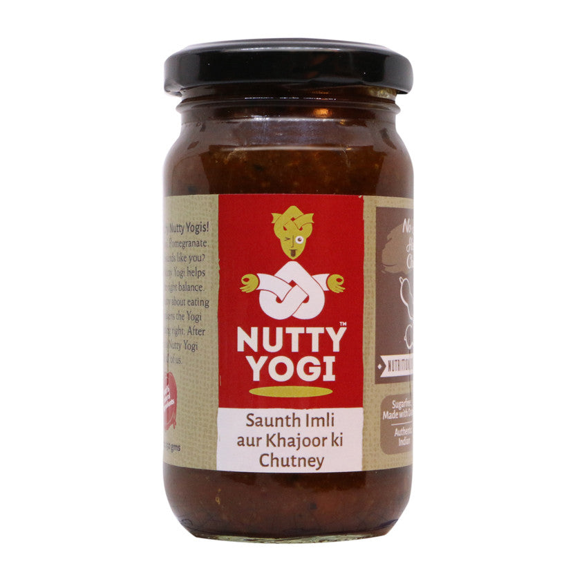 Nutty Yogi Saunth Imli aur Khajur Ki Chutney 250gm