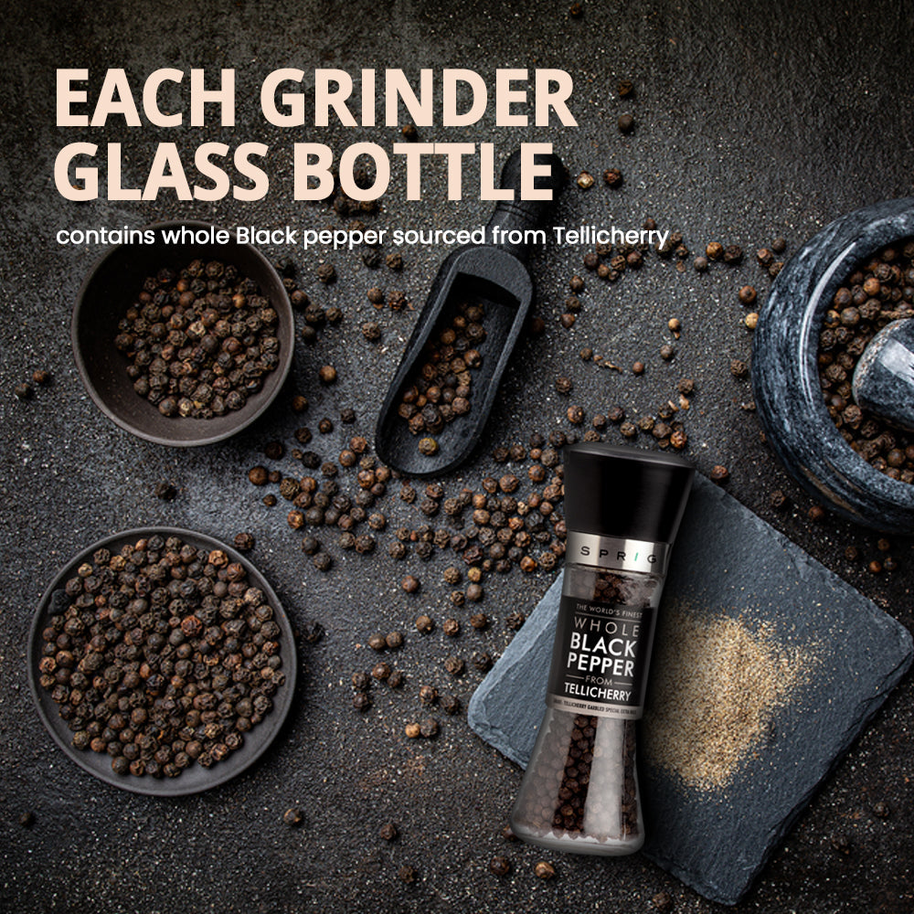 Whole Black Pepper -Tellicherry Garbled Special Extra Bold