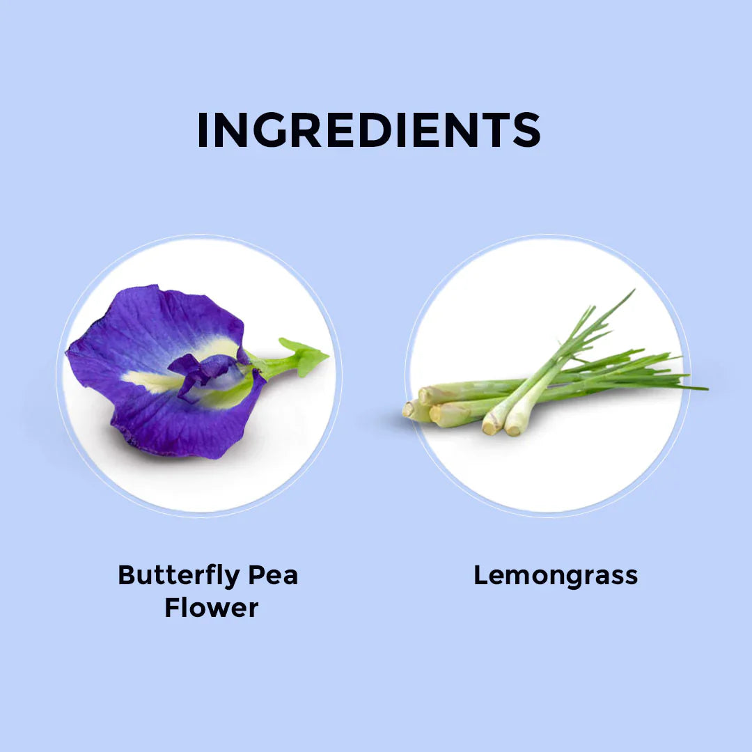 Butterfly Pea Lemongrass Herbal Infusion - 60 Tea Bags