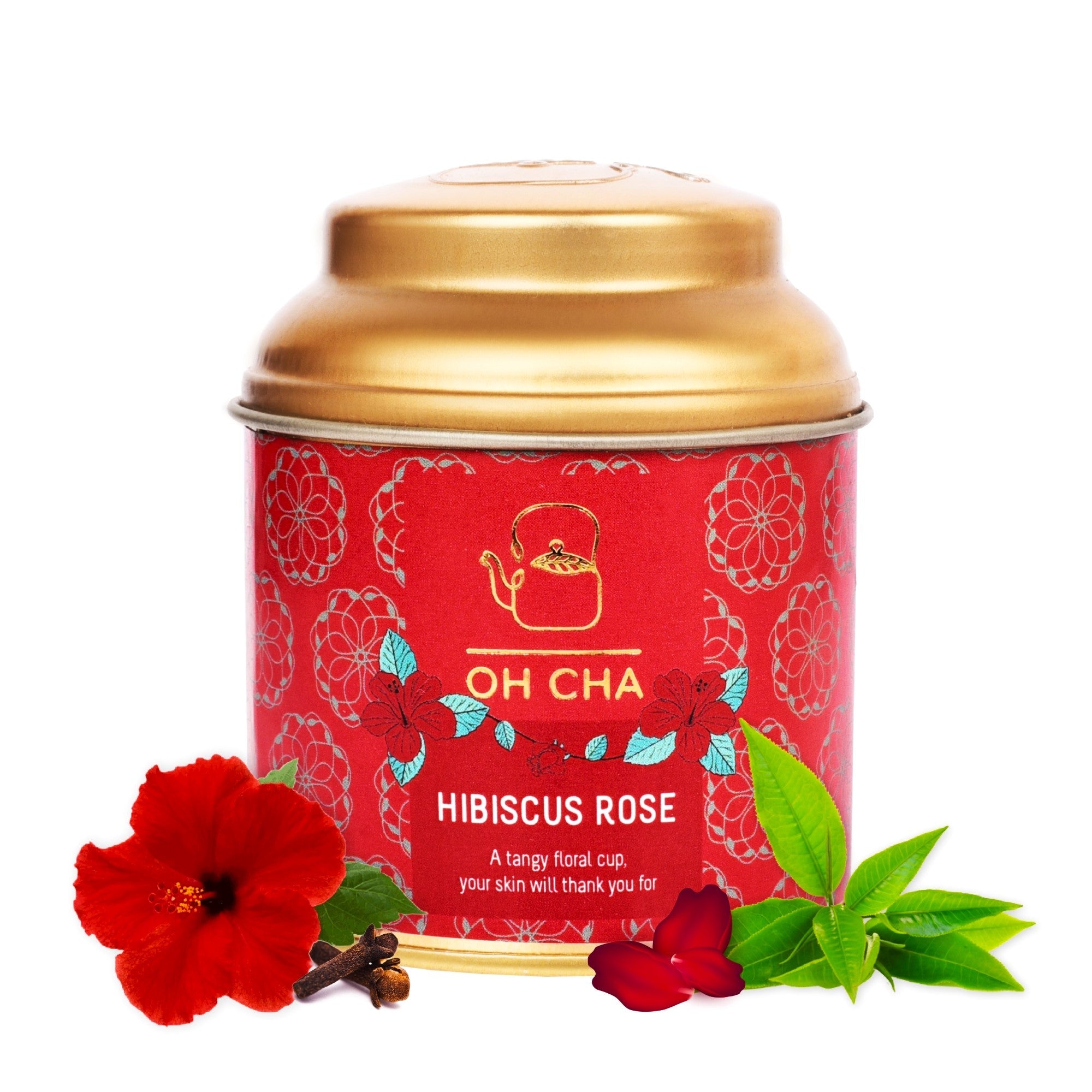 Oh Cha Hibiscus Rose Tea - Veeha Foods