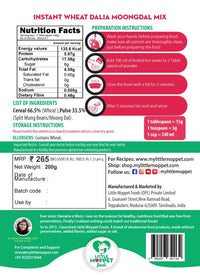 Instant Wheat Dalia Moongdal Mix